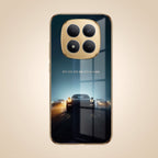 Redmi Note 15 Pro Plus 5G Porsche Luxury Gold Electroplated Glass Phone Back Case
