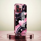 Vivo V70 5G Love Sparkle Pink Electroplated Glass Phone Back Case