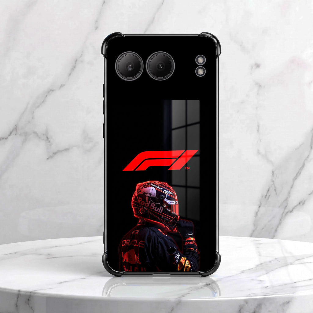 One Plus Nord 4 5G F1 Rider Black Airbags Printed Back Case