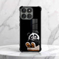 Motorola Edge 70 5G Cute Panda Black Airbags Printed Back Case