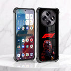 Oppo F31 Pro 5G F1 Rider Black Airbags Printed Back Case
