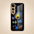 Vivo Y400 Pro 5G Multi-Feather Peacock Gold Electroplated Glass Phone Back Case