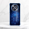 Oppo F31 Pro 5G Premium Peacock Feather Blue Airbags Printed Back Case