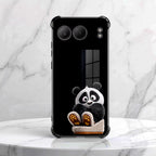 One Plus Nord 4 5G Cute Panda Black Airbags Printed Back Case