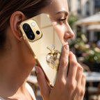 OnePlus 13s 5G Golden Apple Gold Electroplated Glass Phone Back Case