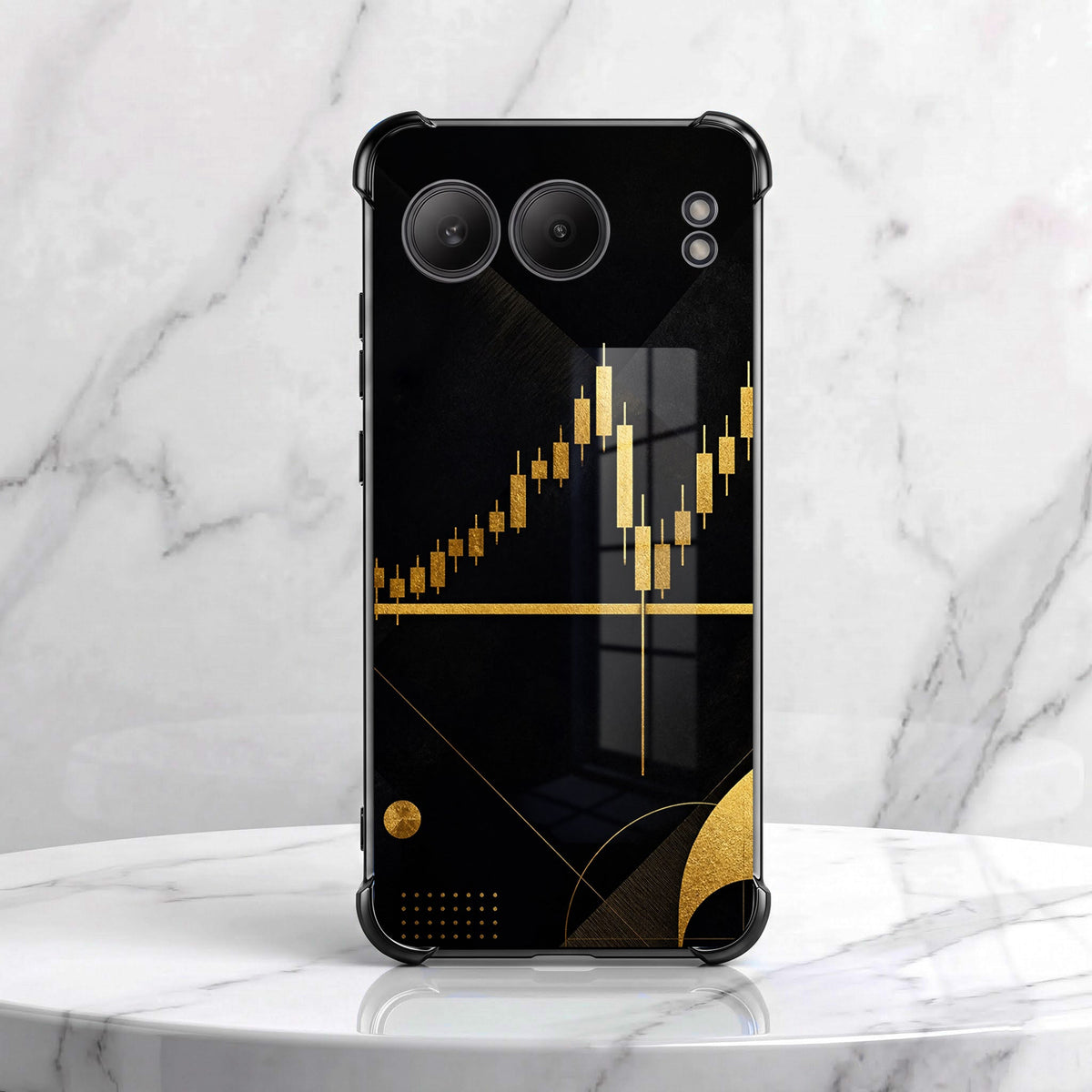 One Plus Nord 4 5G Trading Candles Black Airbags Printed Back Case