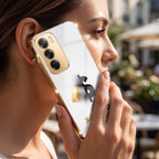 Oppo Reno 12 Pro 5G Luxury XAU/USD Gold Electroplated Glass Phone Back Case