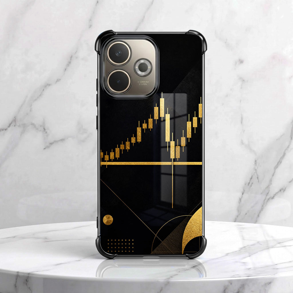 Oppo A5 Pro 5G Trading Candles Black Airbags Printed Back Case