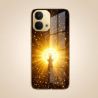 Vivo T5x 5G Lakshmi Sacred Gold Electroplated Glass Phone Back Case
