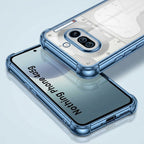 Nothing Phone 4a 5G Anti-Yellow Electroplating Transparent Airbags Case