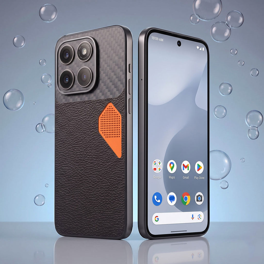 Motorola Edge 70 Fusion 5G Carbon Fiber Heat Dissipation Leather Hybrid Phone Case