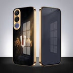 Vivo V70 FE 5G Royal Heritage Edition Gold Electroplated Glass Phone Back Case