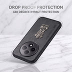 Oppo F27 Pro+ 5G Metal Emblem Satyamev Jayate Comfortable Sheepskin Phone Case