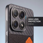 Motorola Edge 70 Pro 5G Carbon Fiber Heat Dissipation Leather Hybrid Phone Case