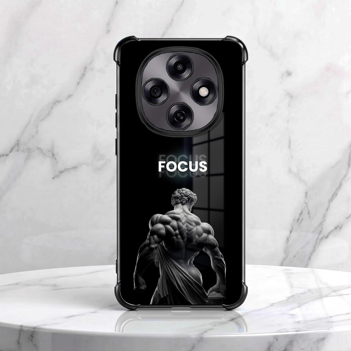 Oppo F31 Pro 5G Focus Black Airbags Printed Back Case
