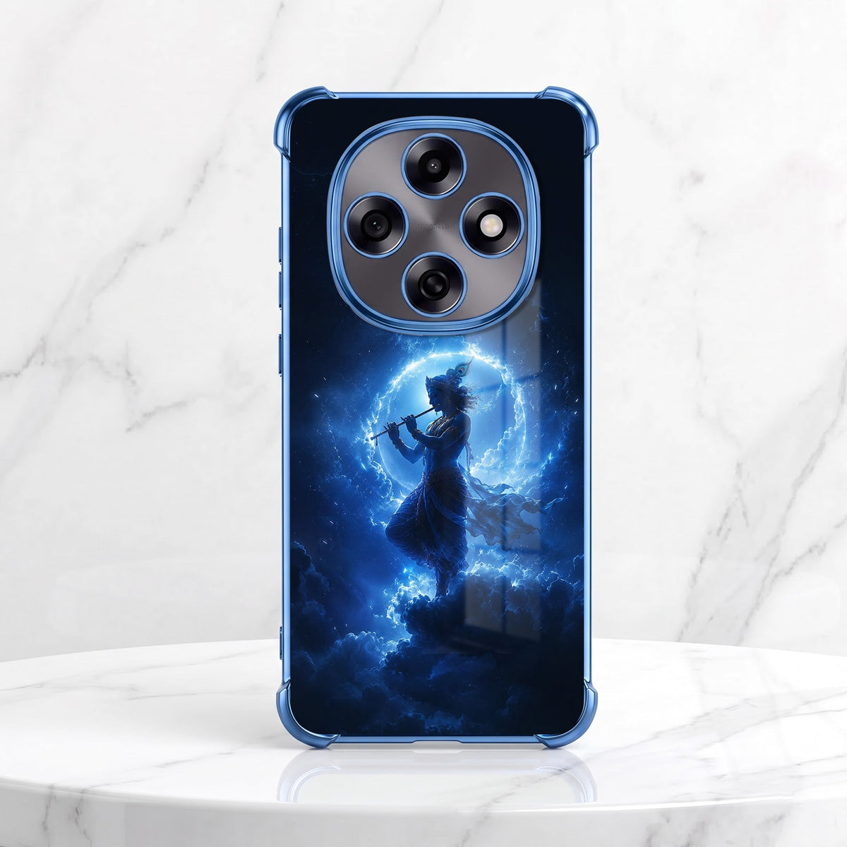 Oppo F31 Pro 5G Lord Krishna Blue Airbags Printed Back Case