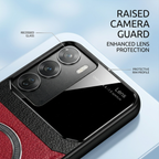 Oppo Reno 12 5G Premium Magsafe Magnetic Leather Lens Protective Case