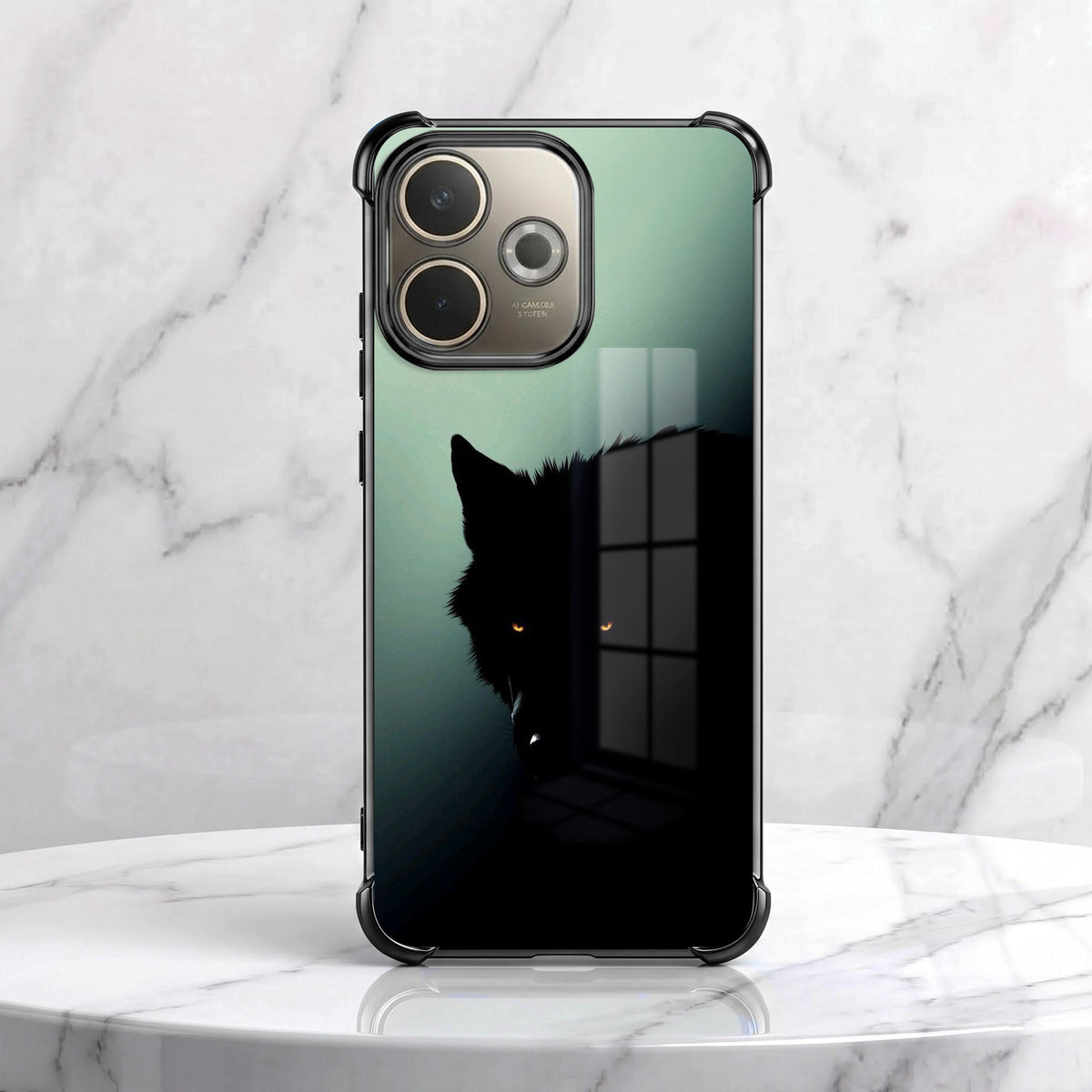 Oppo A5 Pro 5G Shadow Prowler Black Airbags Printed Back Case
