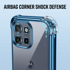 Motorola Edge 50 Neo 5G Anti-Yellow Electroplating Transparent Airbags Case