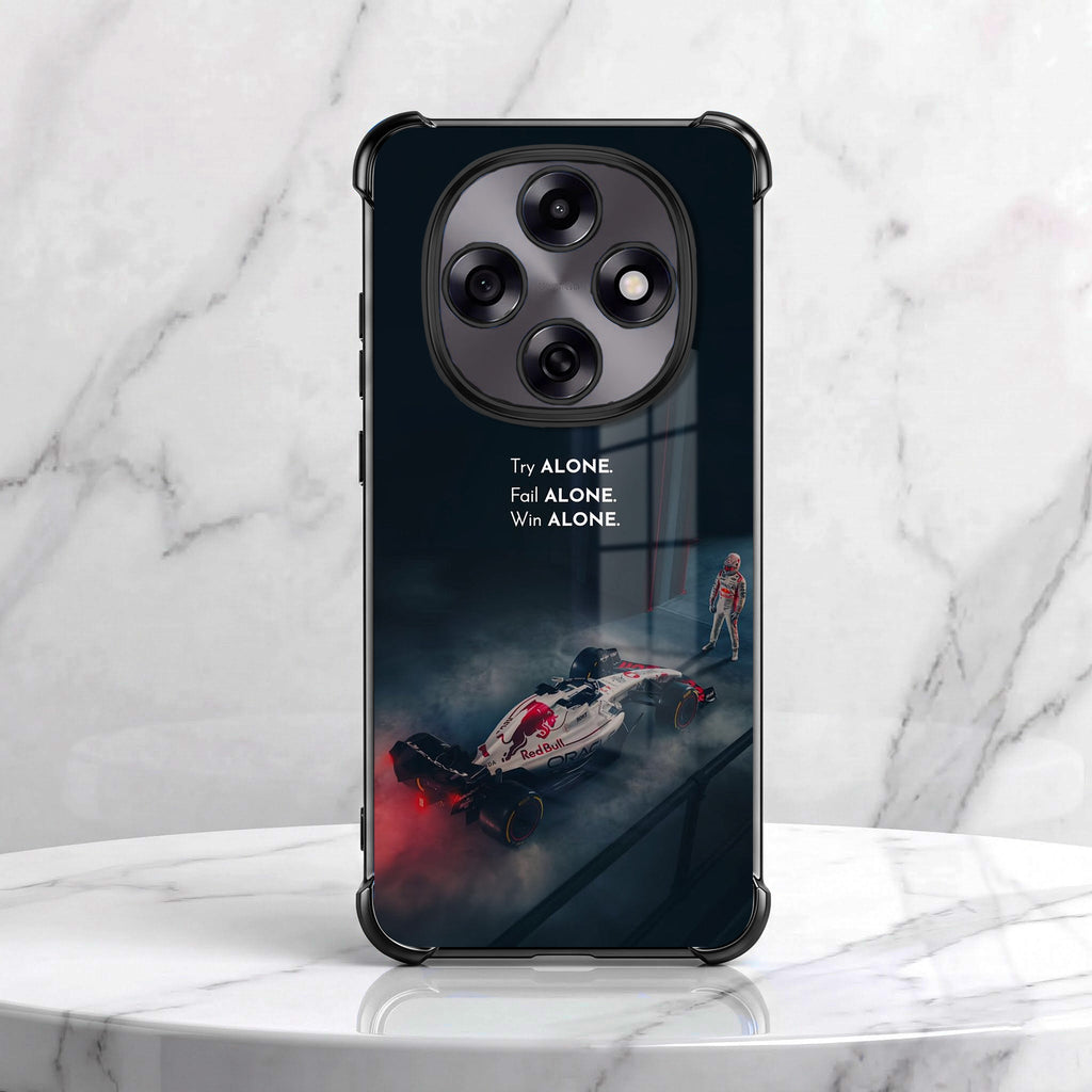 Oppo F31 Pro 5G F1 Alone Black Airbags Printed Back Case
