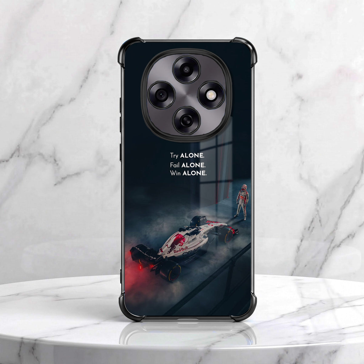 Oppo F31 Pro 5G F1 Alone Black Airbags Printed Back Case