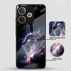 Oppo A5 Pro 5G Premium Acrylic Shockproof Glass Back Case (Storm King)