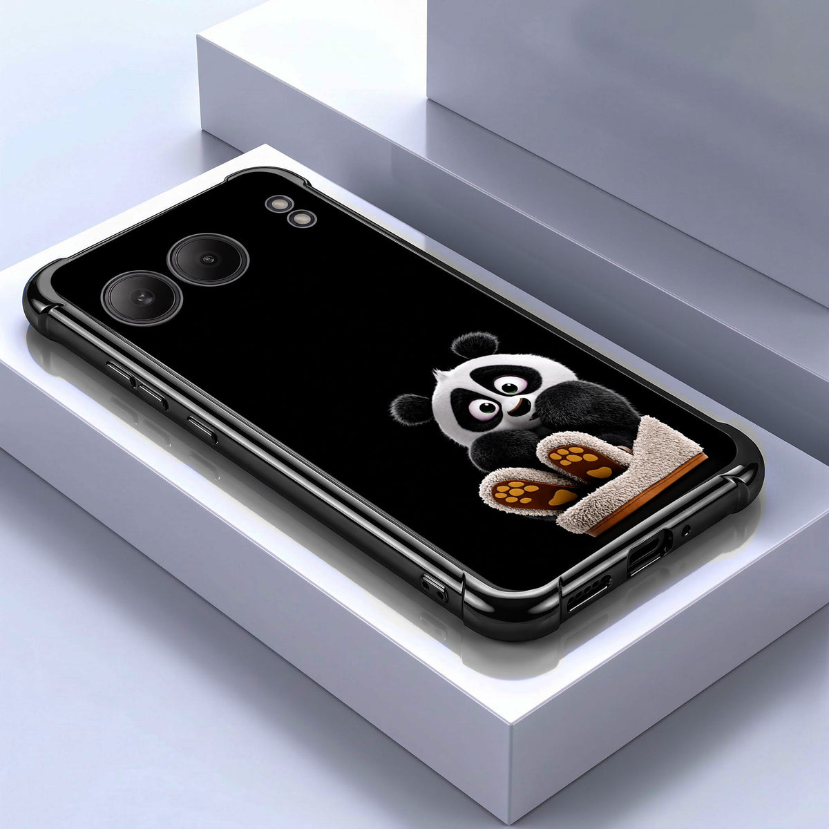 One Plus Nord 4 5G Cute Panda Black Airbags Printed Back Case