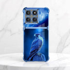 Motorola Edge 60 Pro 5G Royal Falcon Dual-Tone Transparent Blue Airbags Case
