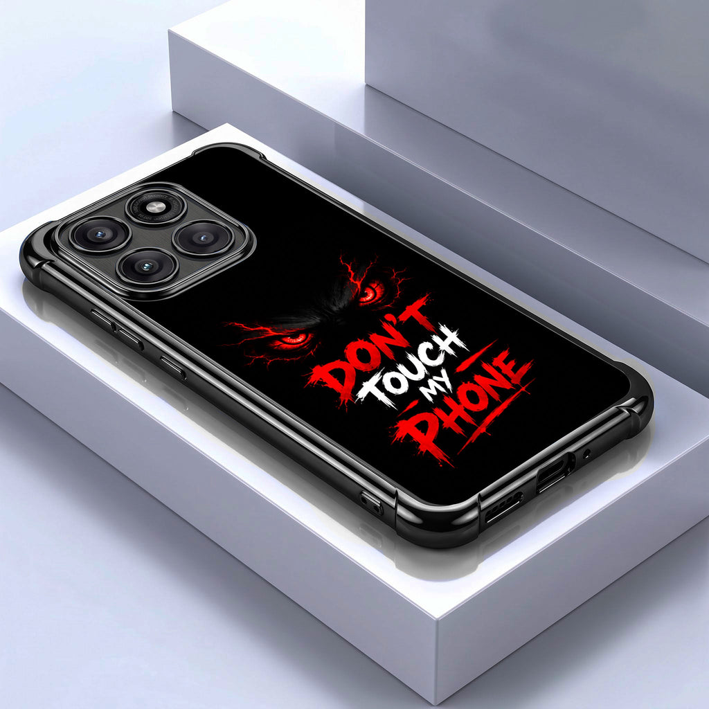 Motorola Edge 70 5G Don't Touch My Phone Black Airbags Printed Back Case