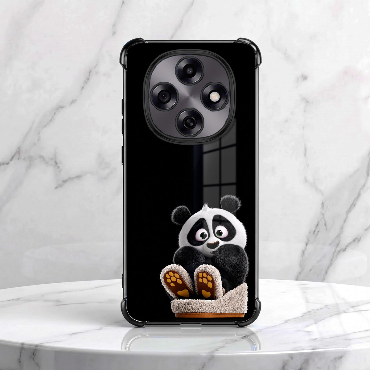 Oppo F31 Pro 5G Cute Panda Black Airbags Printed Back Case