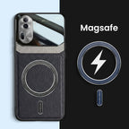 Oppo Reno 11 Pro 5G Premium Magsafe Magnetic Leather Lens Protective Case