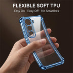 Vivo Y400 Pro 5G Anti-Yellow Electroplating Transparent Airbags Case