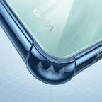 Vivo T4X 5G Anti-Yellow Electroplating Transparent Airbags Case