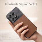 Motorola Edge 70 Pro 5G Carbon Fiber Leather Hybrid Phone Case