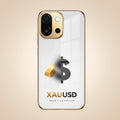 OnePlus 13s 5G Luxury XAU/USD Gold Electroplated Glass Phone Back Case