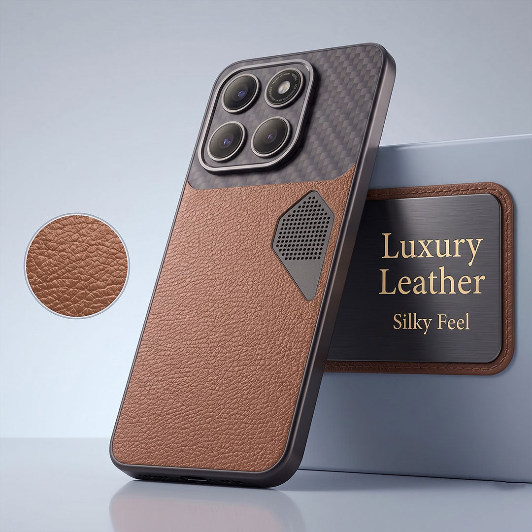 Motorola Edge 70 Fusion 5G Carbon Fiber Heat Dissipation Leather Hybrid Phone Case