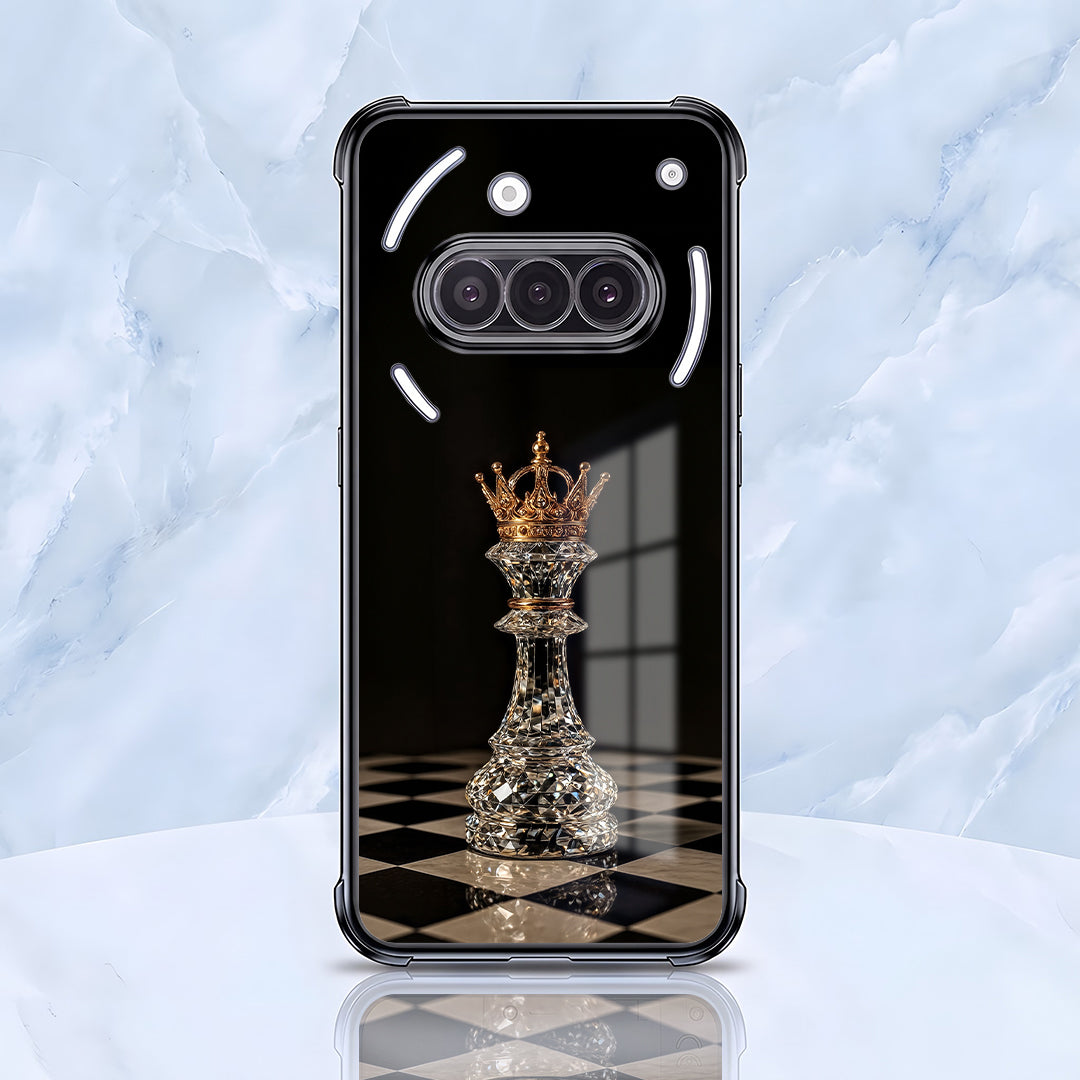 Nothing Phone 3a 5G Chess King Black Airbags Printed Back Case