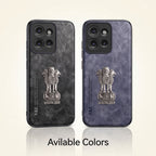 Motorola Edge 50 5G Metal Emblem Satyamev Jayate Comfortable Sheepskin Phone Case