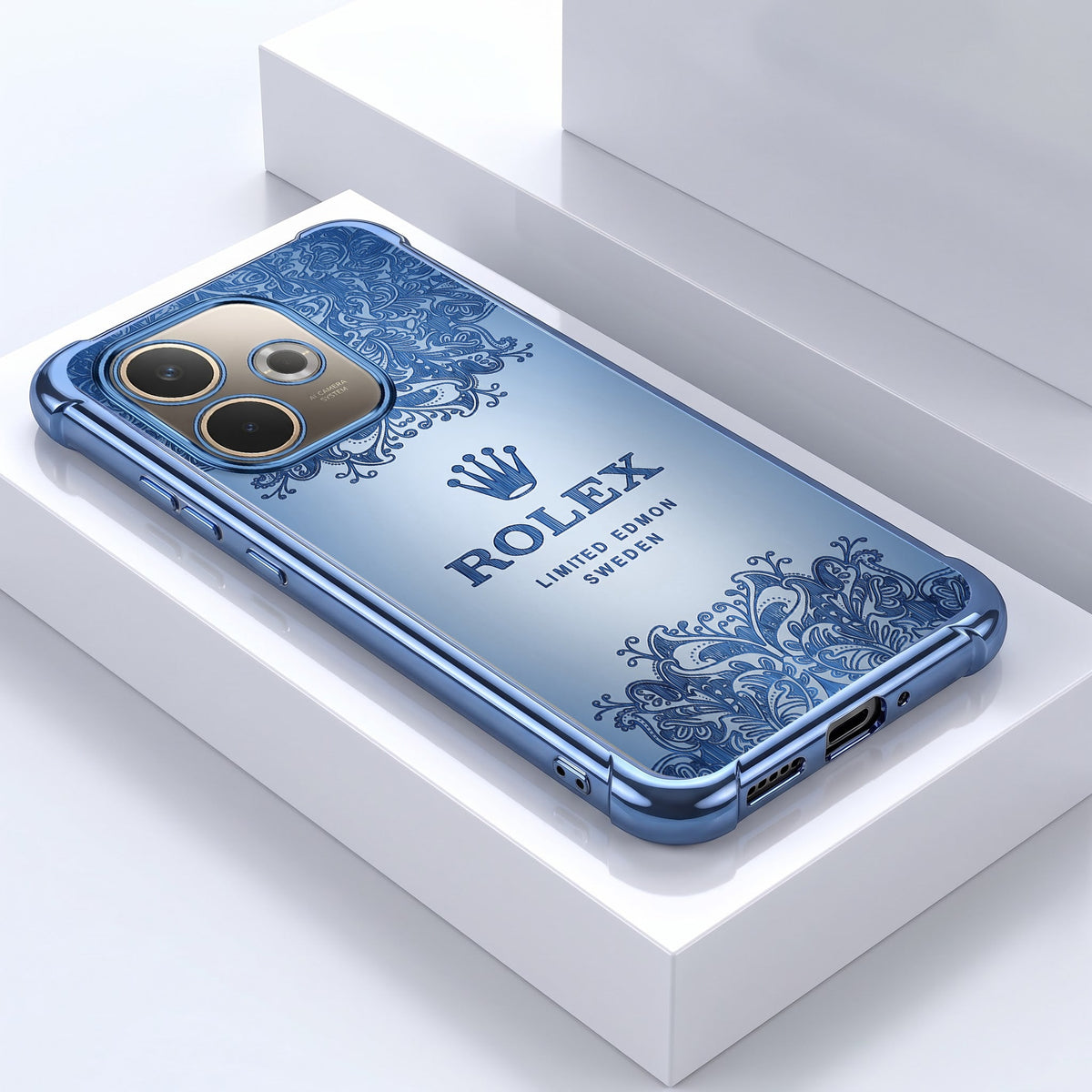 Oppo A5 Pro 5G Rolex Blue Airbags Printed Back Case