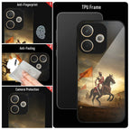 Oppo A5 Pro 5G Premium Acrylic Shockproof Glass Back Case (Battle Glory)