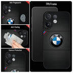 Vivo V60 5G Premium Acrylic Shockproof Glass Back Case (BMW LOGO)