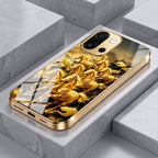 OnePlus 13s 5G Horses Royal Glory Gold Electroplated Glass Phone Back Case