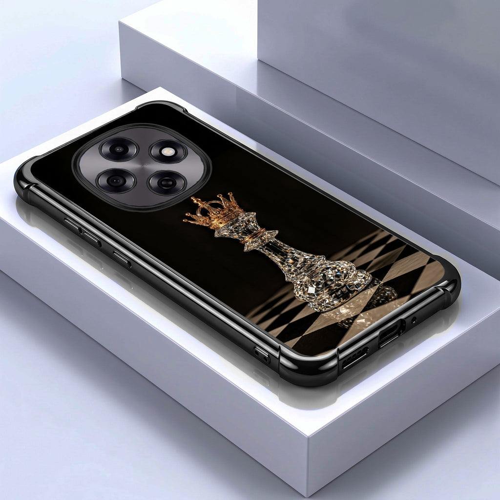 Oppo F31 Pro 5G Chess King Black Airbags Printed Back Case