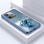 Oppo A5 Pro 5G Blue Apple Airbags Printed Back Case