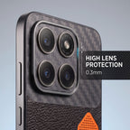 Motorola Edge 70 Fusion 5G Carbon Fiber Heat Dissipation Leather Hybrid Phone Case
