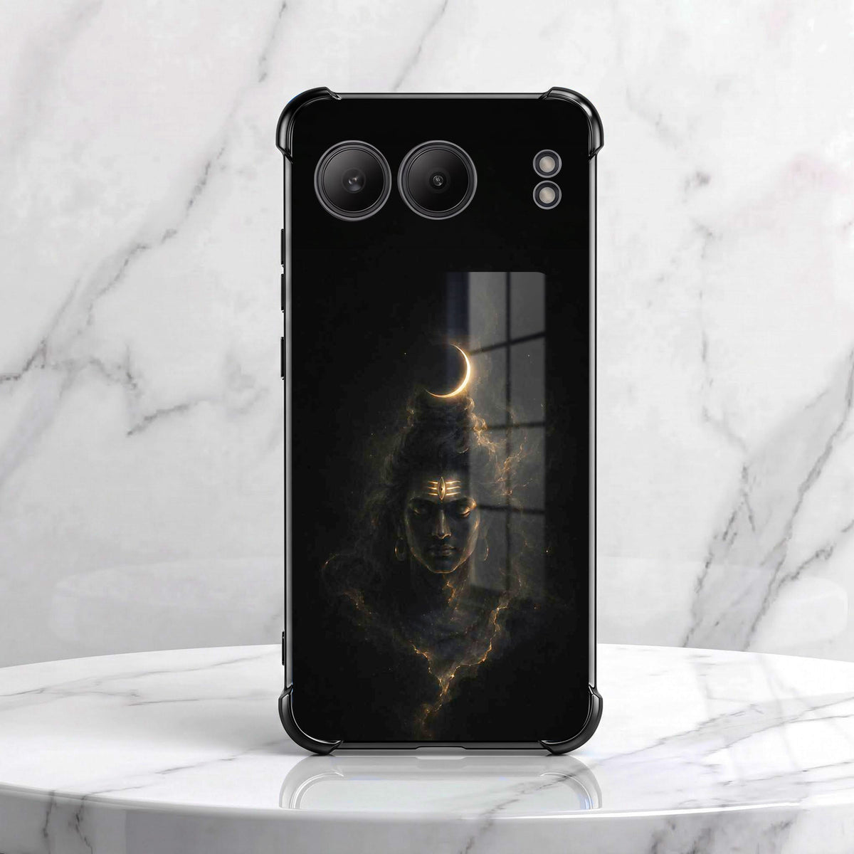 One Plus Nord 4 5G Divine Mahadev Black Airbags Printed Back Case