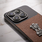 Motorola Edge 60 Pro 5g Satyamev Jayate Carbon Fiber Leather Hybrid Phone Case