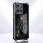 Motorola Edge 50 Neo 5G Samurai Warrior Black Airbags Printed Back Case
