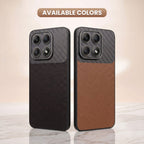 Motorola Edge 70 Pro 5G Carbon Fiber Leather Hybrid Phone Case