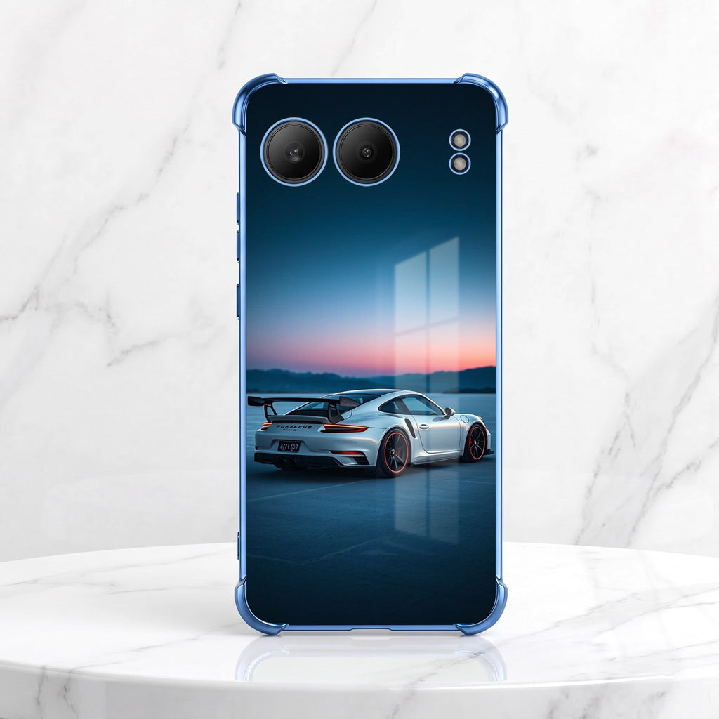One Plus Nord 4 5G Porsche Blue Airbags Printed Back Case